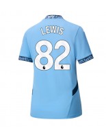 Manchester City Rico Lewis #82 Hjemmedrakt Dame 2024-25 Korte ermer